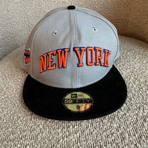 Men's 2021-22 City‎ Edition New York Knicks Gray 59Fifty Fitted Hat